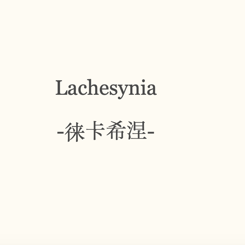 Lachesynia